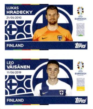 Lukáš Hrádecký / Leo Väisänen – UEFA Euro 2024, n. FIN2-3