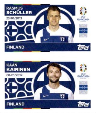 Rasmus Schüller / Kaan Kairinen – UEFA Euro 2024, n. FIN10-11