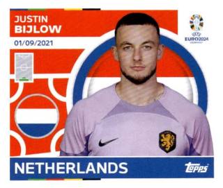 Justin Bijlow – UEFA Euro 2024, n. NED4