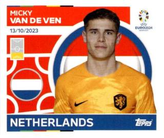 Micky van de Ven – UEFA Euro 2024, Nr. NED6