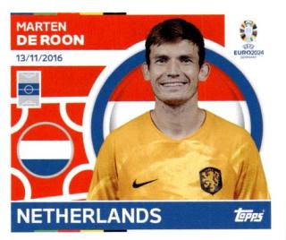 Marten de Roon – UEFA Euro 2024, Nr. NED14