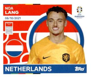Noa Lang – UEFA Euro 2024, Nr. NED19