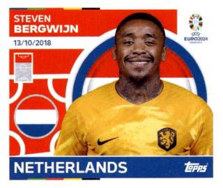 Steven Bergwijn – UEFA Euro 2024, n. NED20