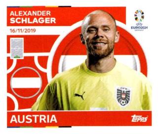 Alexander Schlager – UEFA Euro 2024, Nr. AUT4