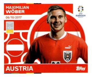 Maximilian Wöber – UEFA Euro 2024, Nr. AUT8