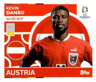 Kevin Danso – UEFA Euro 2024, no. AUT9
