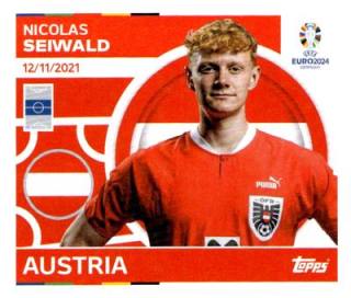 Nicolas Seiwald – UEFA Euro 2024, Nr. AUT11