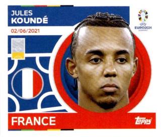 Jules Koundé – UEFA Euro 2024, Nr. FRA6