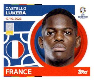 Castello Lukeba – UEFA Euro 2024, Nr. FRA8