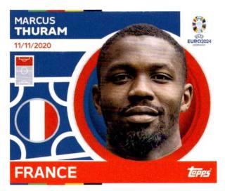 Marcus Thuram – UEFA Euro 2024, Nr. FRA21