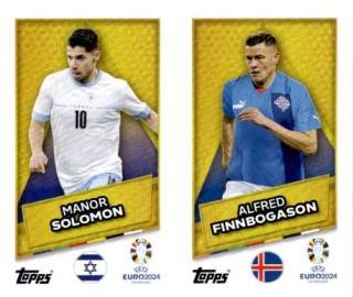 Manor Solomon / Alfred Finnbogason – UEFA Euro 2024, n. ISR-ICE-SP