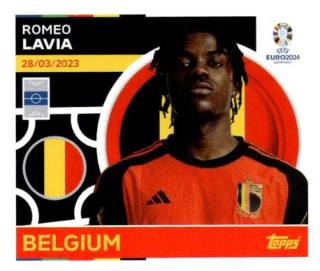 Roméo Lavia – UEFA Euro 2024, n. BEL12