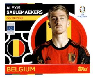 Alexis Saelemaekers – UEFA Euro 2024, Nr. BEL16