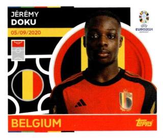 Jérémy Doku – UEFA Euro 2024, Nr. BEL18