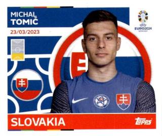 Michal Tomič – UEFA Euro 2024, Nr. SVK7