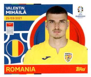Valentin Mihăilă – UEFA Euro 2024, Nr. ROM18