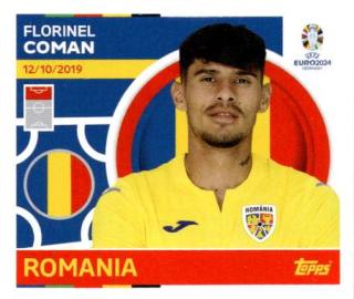 Florinel Coman – UEFA Euro 2024, n. ROM20