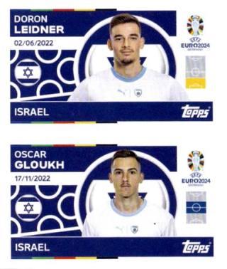 Doron Leidner / Oscar Gloukh – UEFA Euro 2024, n. ISR8-9