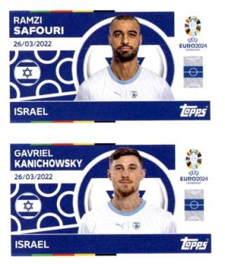 Ramzi Safouri / Gavriel Kanichowsky – UEFA Euro 2024, n. ISR12-13