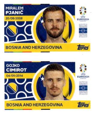 Miralem Pjanić / Gojko Cimirot – UEFA Euro 2024, n. BIH8-9
