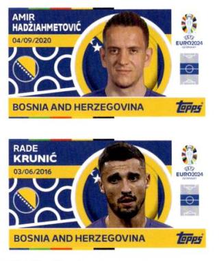 Amir Hadžiahmetović / Rade Krunić – UEFA Euro 2024, n. BIH10-11