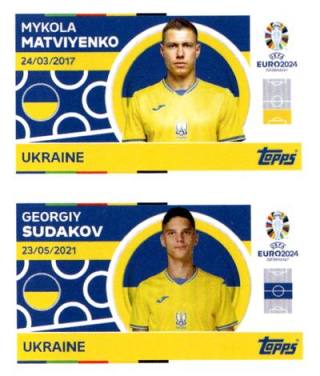 Mykola Matviyenko / Georgiy Sudakov – UEFA Euro 2024, n. UKR8-9