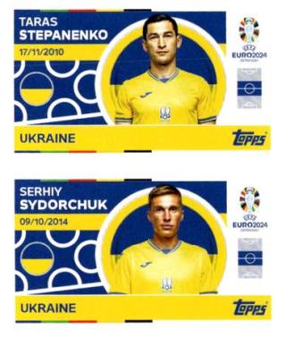 Taras Stepanenko / Serhiy Sydorchuk – UEFA Euro 2024, Nr. UKR10-11