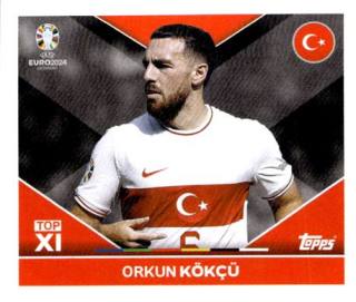 Orkun Kökçü – UEFA Euro 2024, Nr. TUR-TOP2