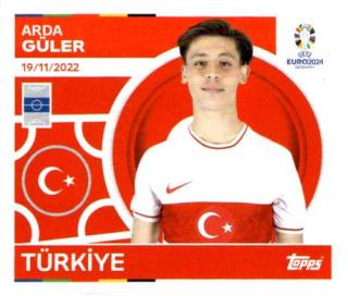 Arda Güler – UEFA Euro 2024, Nr. TUR16