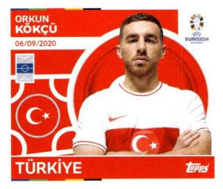 Orkun Kökçü – UEFA Euro 2024, Nr. TUR17