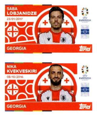 Saba Lobjanidze / Nika Kvekveskiri – UEFA Euro 2024, n. GEO10-11