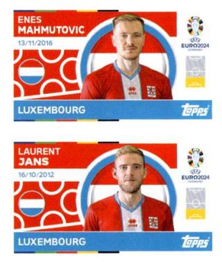 Enes Mahmutovic / Laurent Jans – UEFA Euro 2024, n. LUX6-7