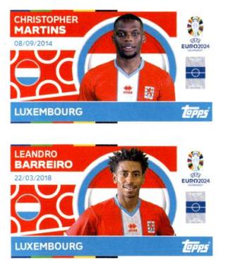 Christopher Martins / Leandro Barreiro – UEFA Euro 2024, n. LUX10-11