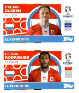 Mathias Olesen / Gerson Rodrigues – UEFA Euro 2024, n. LUX12-13