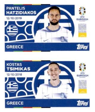 Pantelis Hatzidiakos / Kostas Tsimikas – UEFA Euro 2024, n. GRE4-5