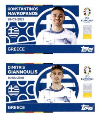 Konstantinos Mavropanos / Dimitris Giannoulis – UEFA Euro 2024, n. GRE6-7