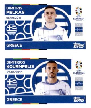 Dimitris Pelkas / Dimitrios Kourbelis – UEFA Euro 2024, n. GRE10-11