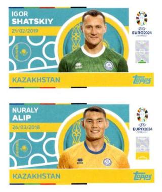 Igor Shatskiy / Nuraly Alip – UEFA Euro 2024, n. KAZ2-3