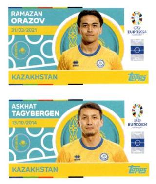 Ramazan Orazov / Askhat Tagybergen – UEFA Euro 2024, n. KAZ8-9