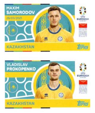 Maxim Samorodov / Vladislav Prokopenko – UEFA Euro 2024, n. KAZ14-15