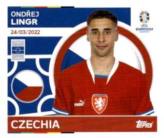 Ondřej Lingr – UEFA Euro 2024, Nr. CZE14