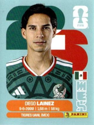 Diego Lainez – FIFA World Cup 2026 - Standard Edition, Nr. MEX8