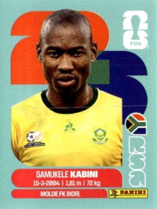 Samukele Kabini – FIFA World Cup 2026 - Standard Edition, Nr. RSA5