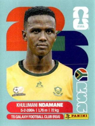 Khulumani Ndamane – FIFA World Cup 2026 - Standard Edition, Nr. RSA7