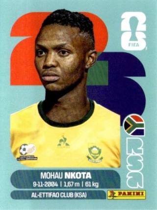 Mohau Nkota – FIFA World Cup 2026 - Standard Edition, Nr. RSA19