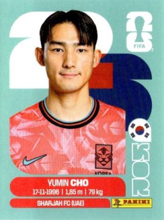 Cho Yu-min – FIFA World Cup 2026 - Standard Edition, Nr. KOR5