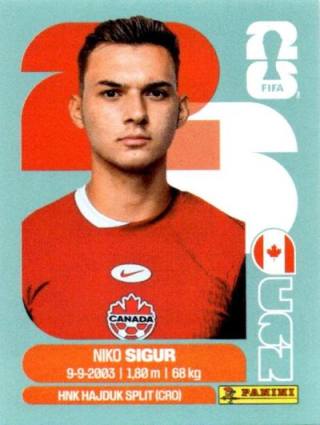 Niko Sigur – FIFA World Cup 2026 - Standard Edition, Nr. CAN16
