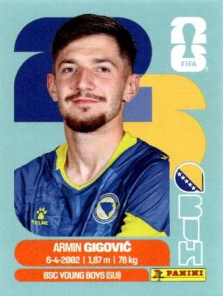 Armin Gigović – FIFA World Cup 2026 - Standard Edition, n. BIH10