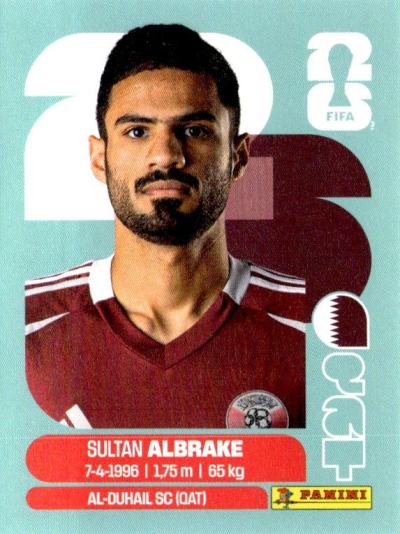 Sultan Al-Brake – FIFA World Cup 2026 - Standard Edition, no. QAT3