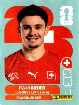 Fabian Rieder – FIFA World Cup 2026 - Standard Edition, Nr. SUI12